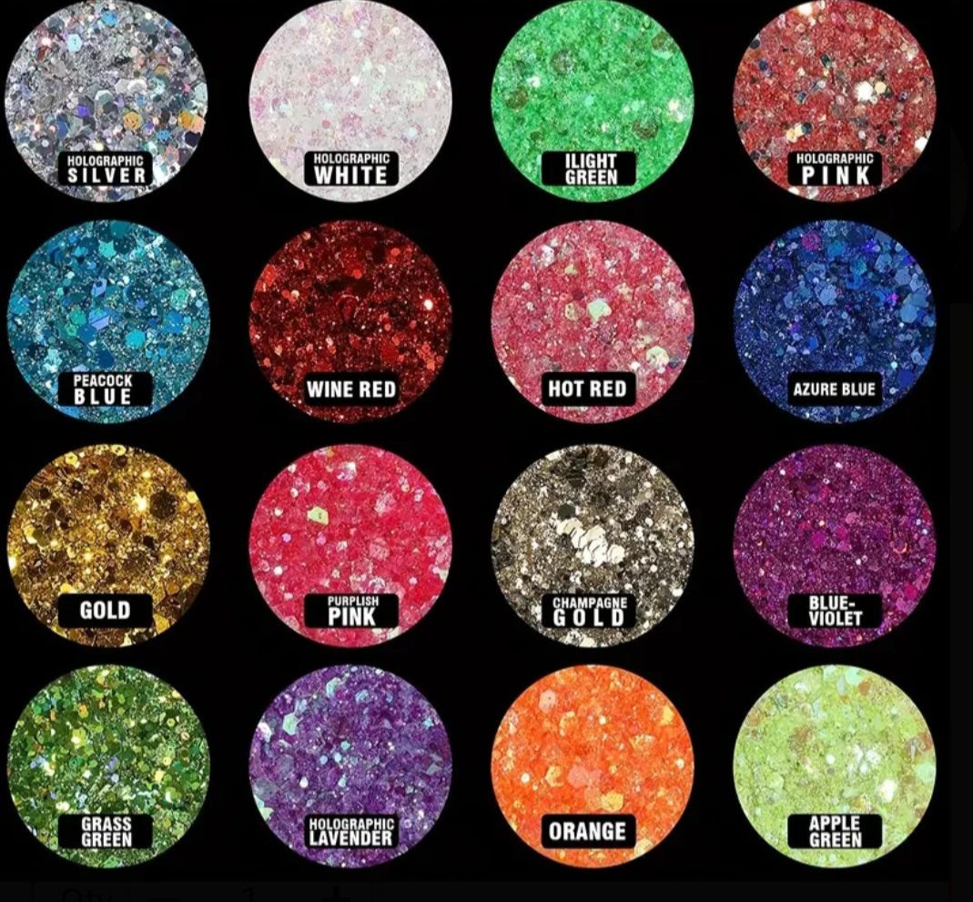 Christmas Glittery Ornaments