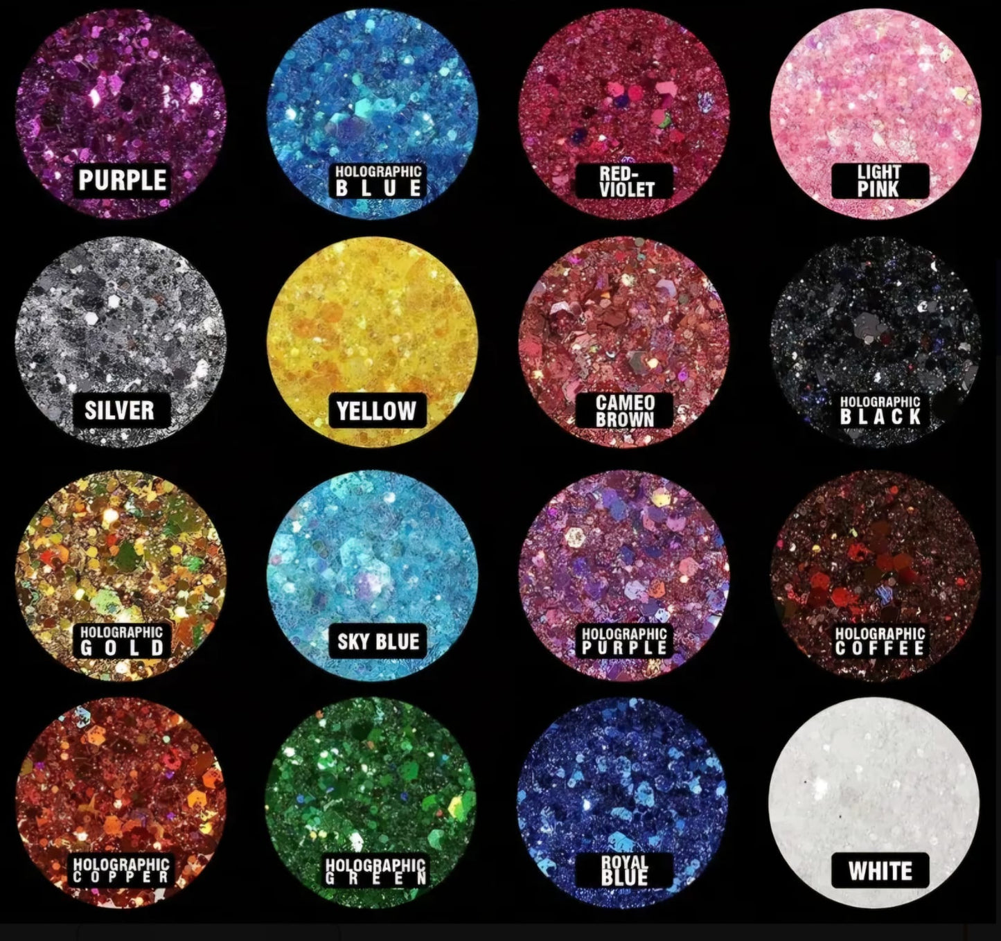 Christmas Glittery Ornaments