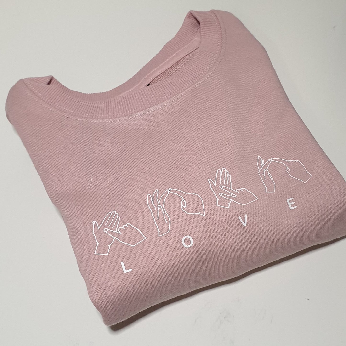 Love Auslan crew jumper