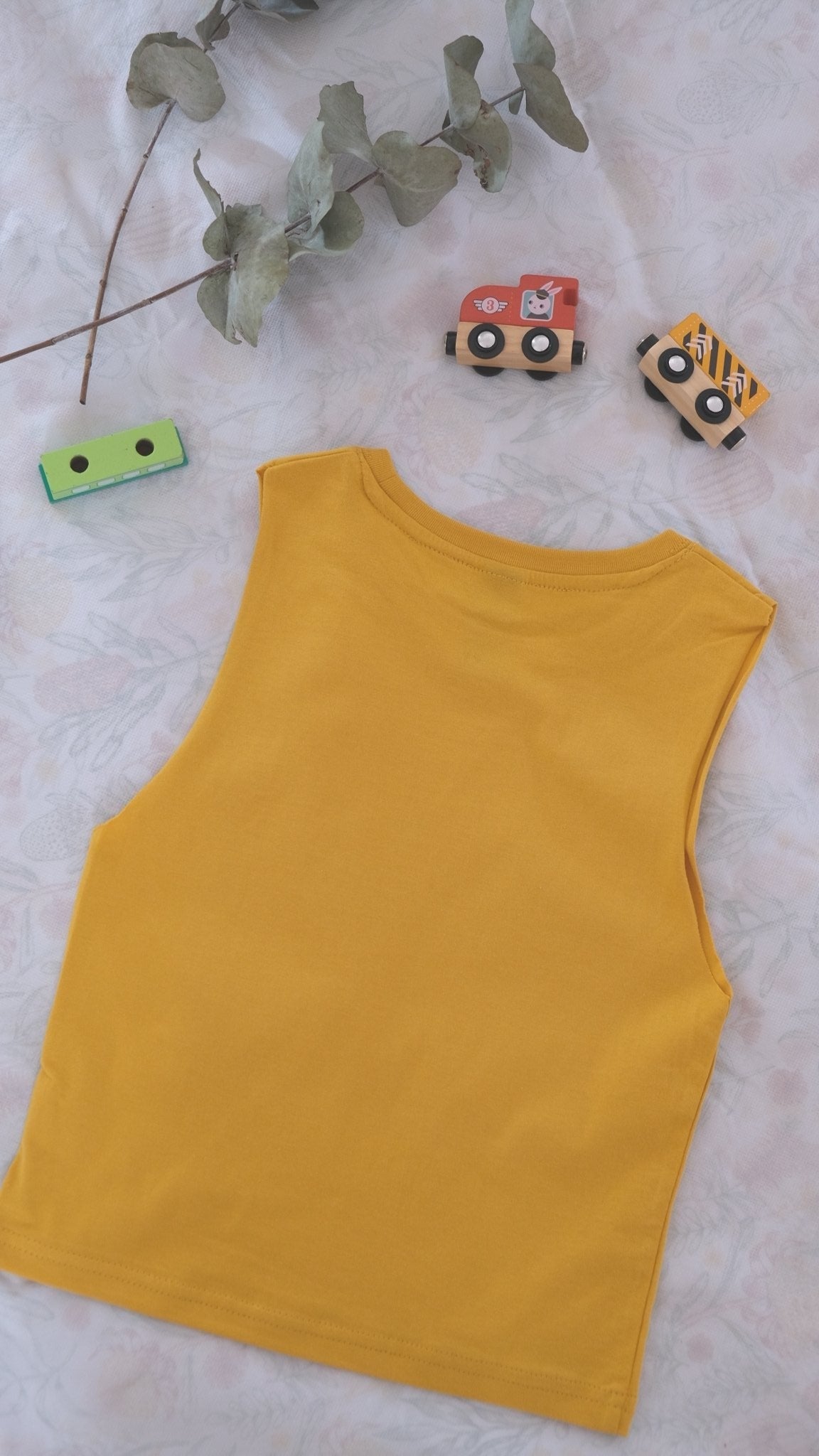 mustard yellow tank top