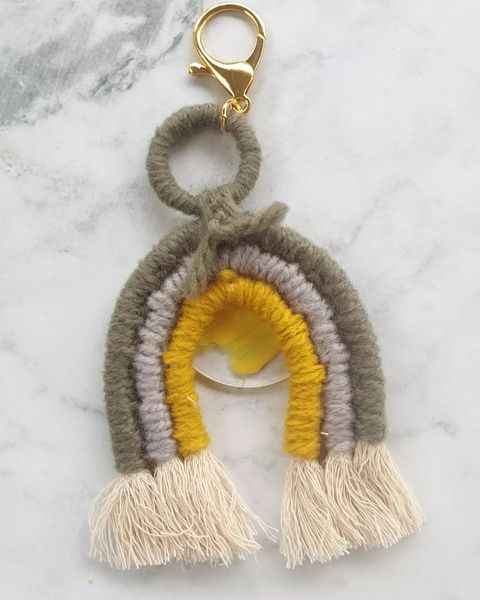 Forest Rainbow Keychain