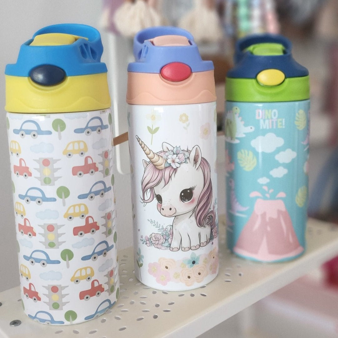 Kids Water Bottle – Llama and the bear