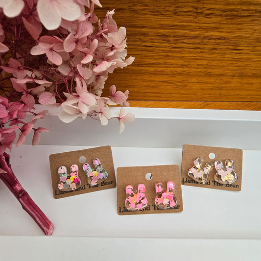 Easter bunny earrings