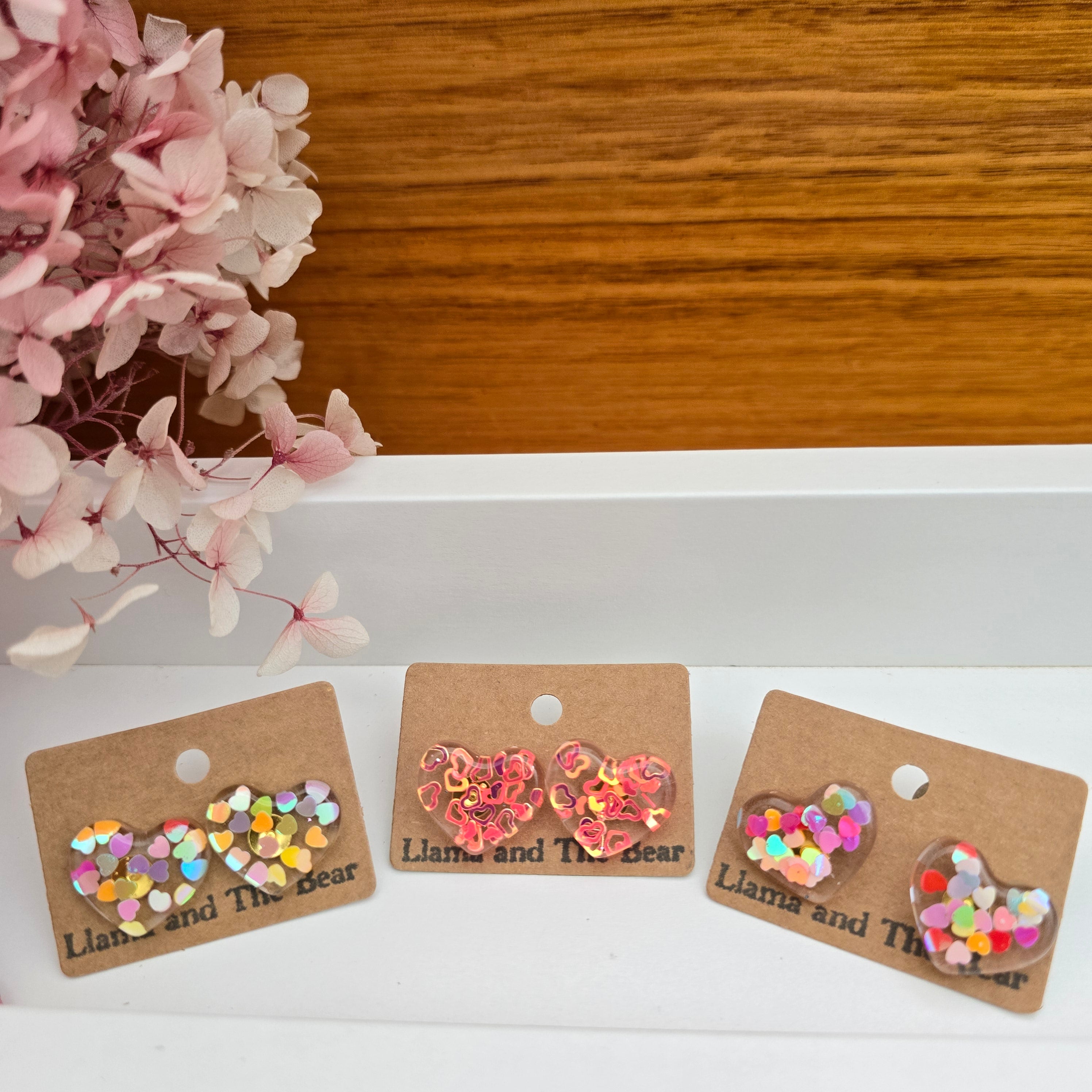 Heart Stud Earrings