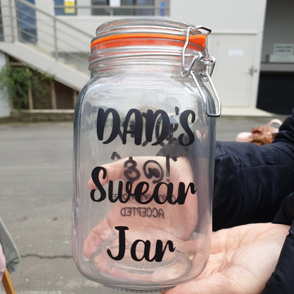 Dad's swear jar