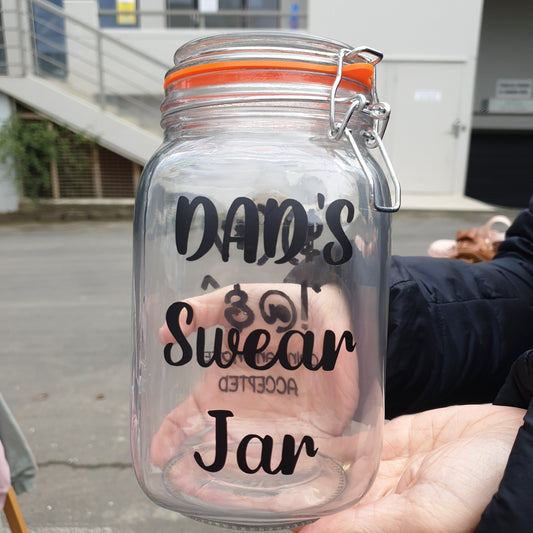 Dad's swear jar