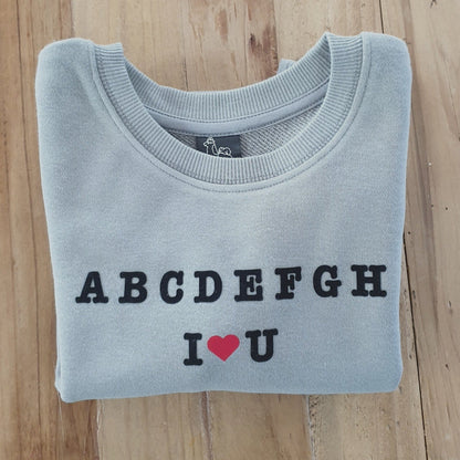 Sage ABC crew jumper