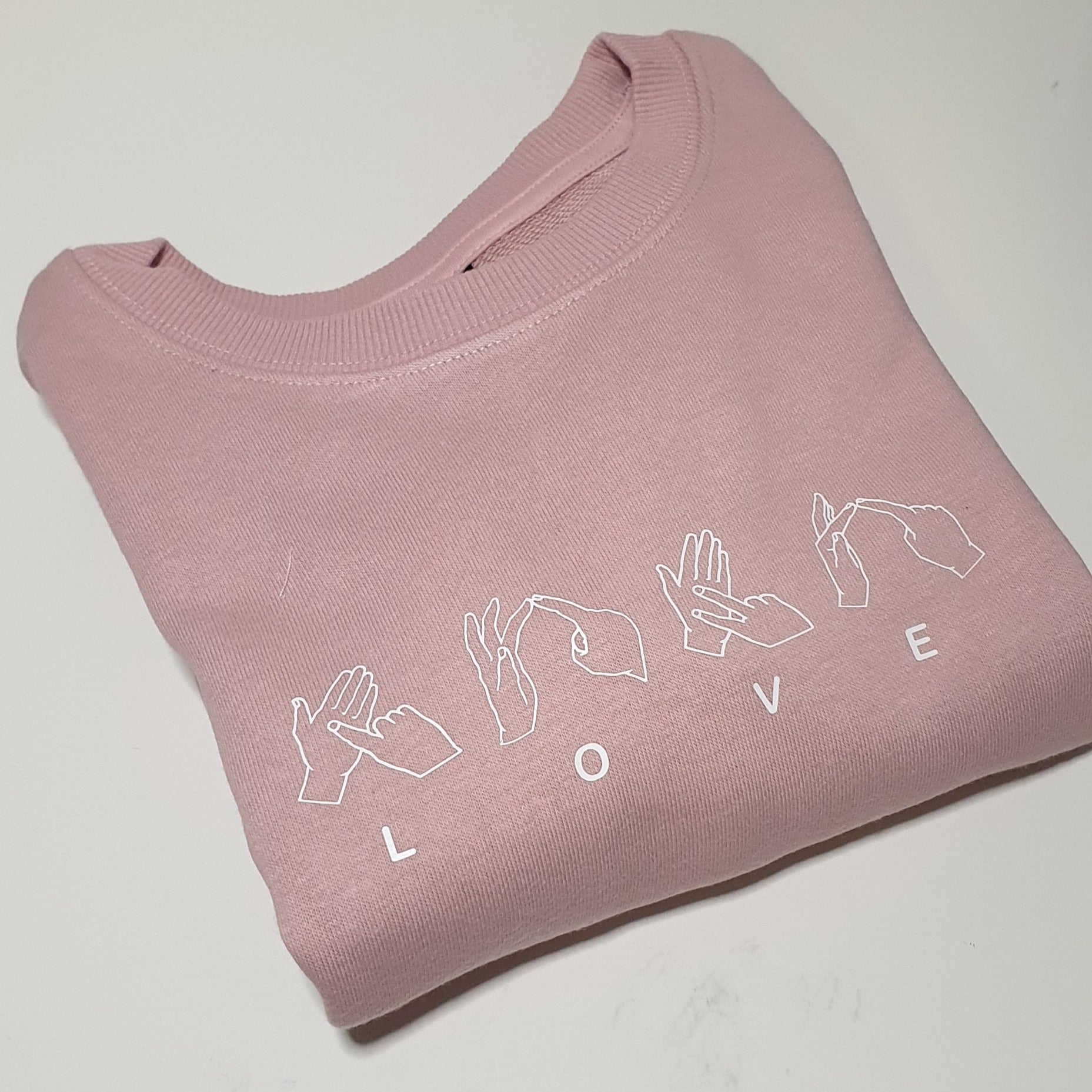 Love Auslan crew jumper