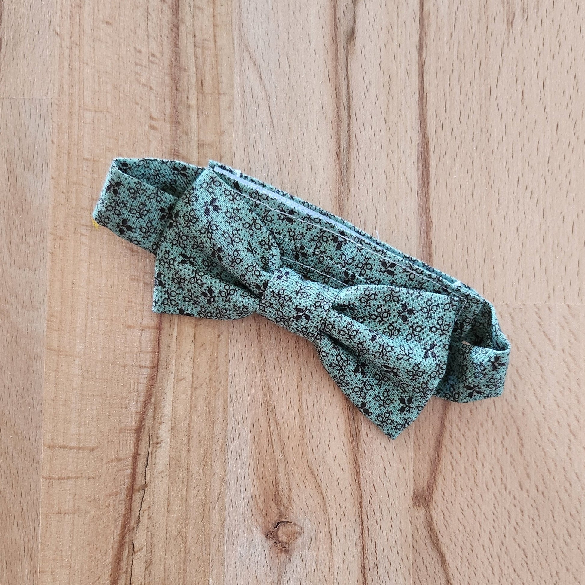 Green with envy bow tie