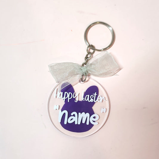 happy easter keychain