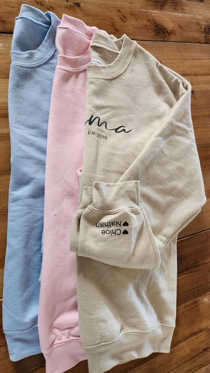 Personalised Mama Jumper